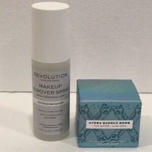 Revolution Makeup Remover Spray with Hydra Quench Bomb NWT